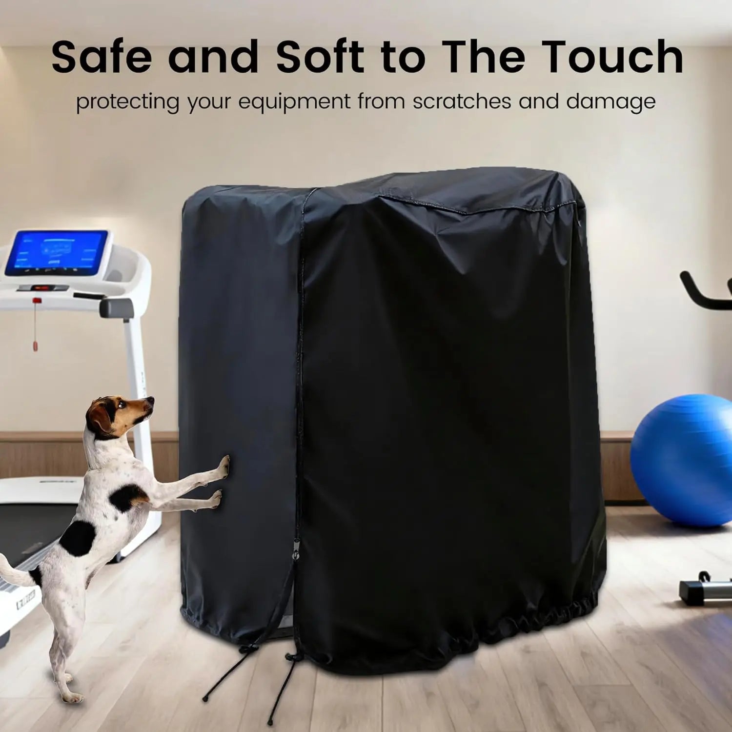 Folding Treadmill Cover, Oxford Cloth Waterproof/Sunproof/Dustproof, Full Coverage Protector for Home Gym Equipment