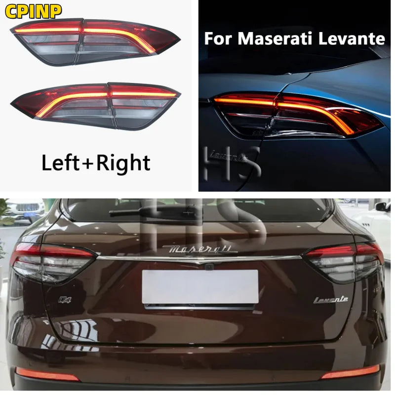 16-20 Models for Maserati Levante Taillight Assembly Modified with New LED Light Guide Driving Brake Lights