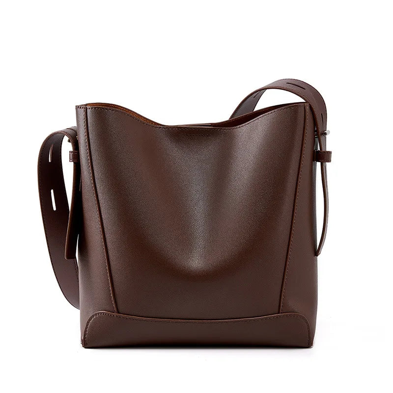 LOMCEL 7 Large bag New autumn-winter women's bag, crossbody bag, versatile genuine leather single shoulder bag, large capacity
