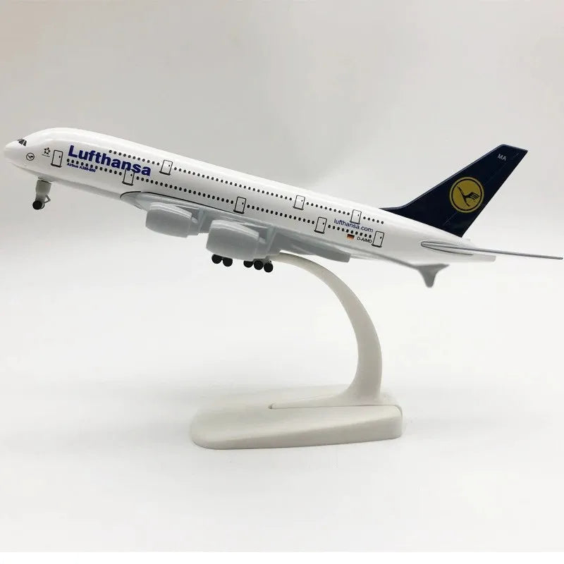 1/400 Scale 20CM Alloy Antonov An-225 "Mriya" A380 330 747 777 Airplane Diecast Model Child Toy For Gift Collectible Miniatures