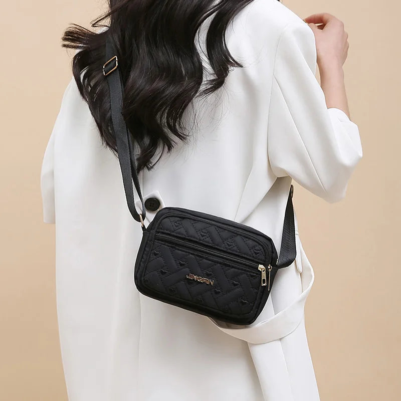 Neutral style backpack for men and women, cross-body bag, lightweight and casual shoulder bag, travel canvas small bag