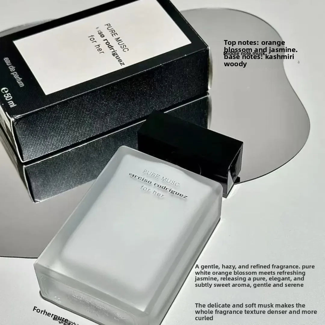 Elegant Musk Floral Eau de Toilette for Women, Luxury Pink Bottle Perfume, Day to Night Fragrance