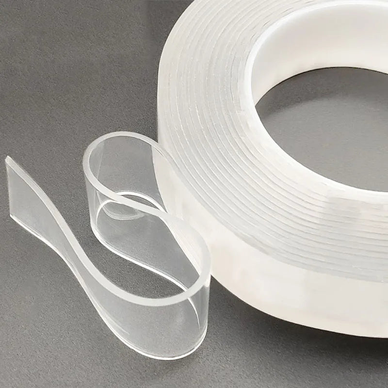Adhesives Sealers Tape Super Strong Double-Sided Tape Reusable Traceless Waterproof , Adhesive Nano Sticker,Sink Tap Gel Sticker