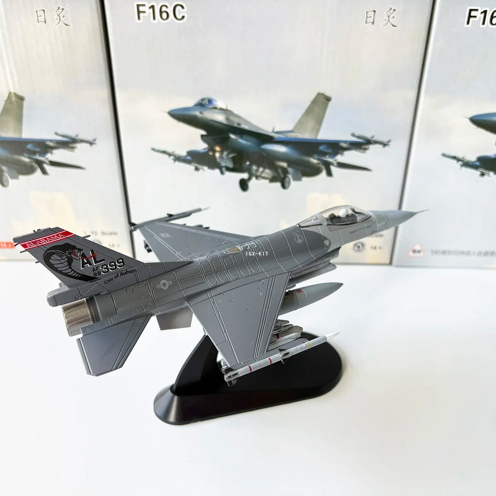 1/72 Scale U.S. F-16C Fighter Jet Rattlesnake Squadron F16 F16C Diecast Finished Military Plane Model Collection Ornament Gift