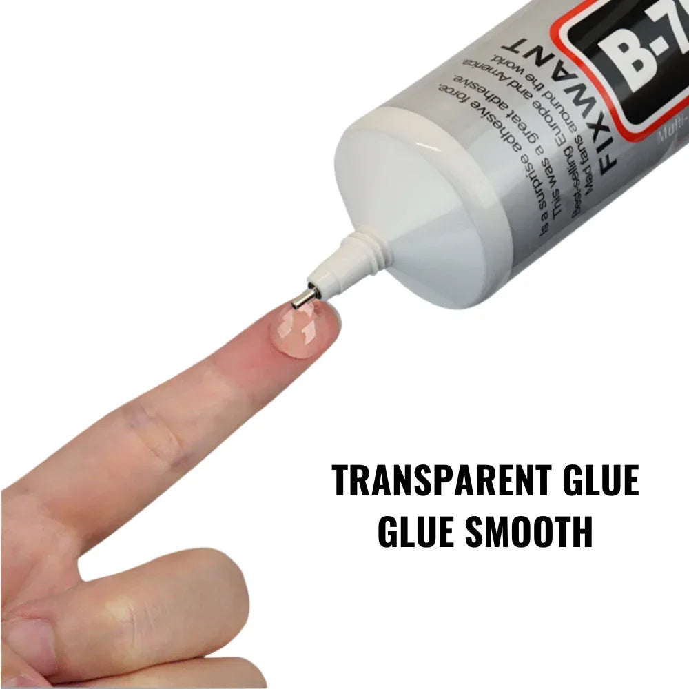 B-7000 Universal Glass Plastic DIY Adhesive With Precision Applicator B7000 PLUS Upgraded Transparent Phone Screen Repair Glue