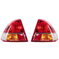 Tail lamp For Honda Civic ES1 ES5 ES7 ES8 2003 2004 2005 Rear Bumper Tail Light Lamp Brake Dtop Light Assembly Without Bulb