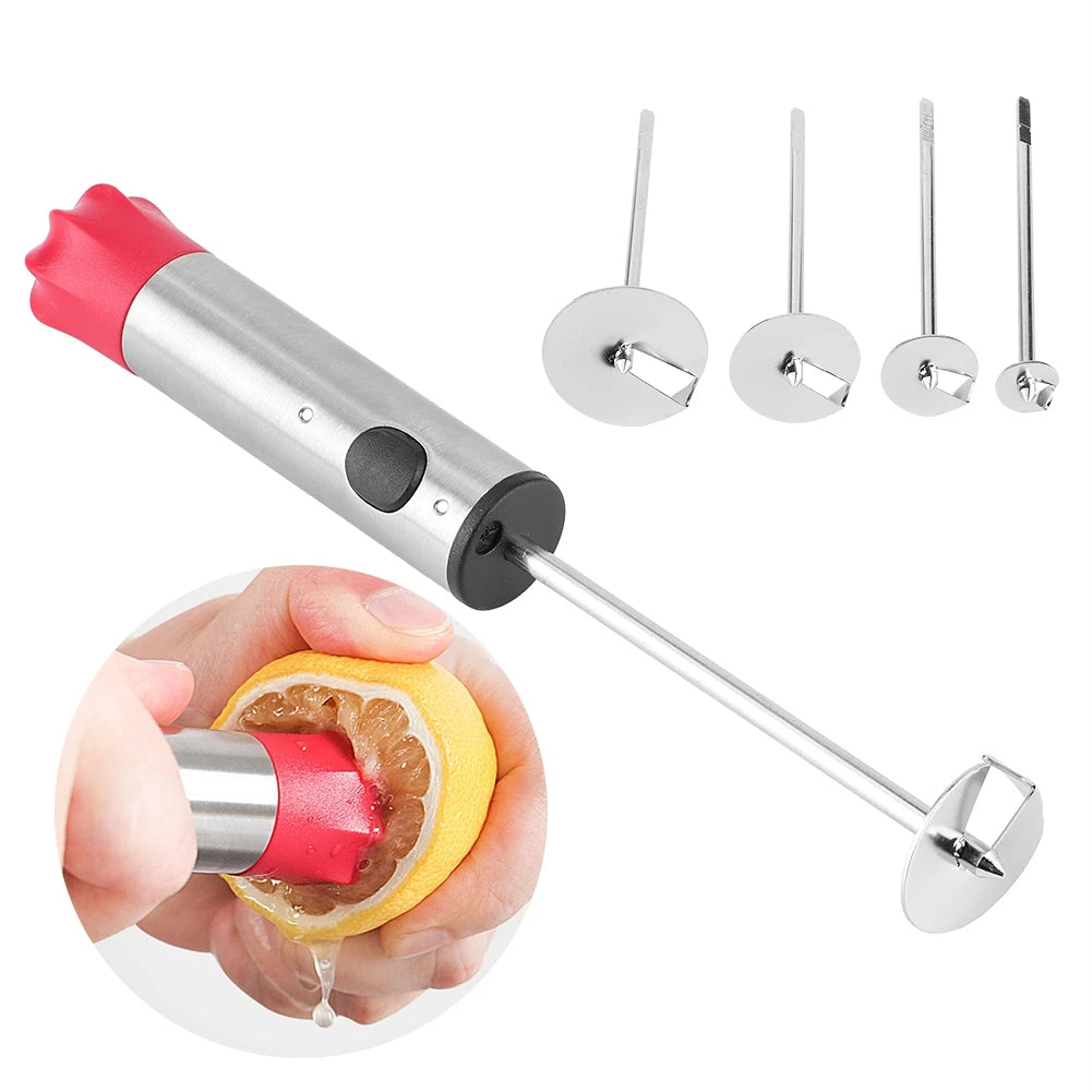 Drill Vegetable Fruit Corer With Ergonomic Anti-Slip Handle Denucleator for Coring Hollowing Out Zucchini Potatoes Carrot Pear
