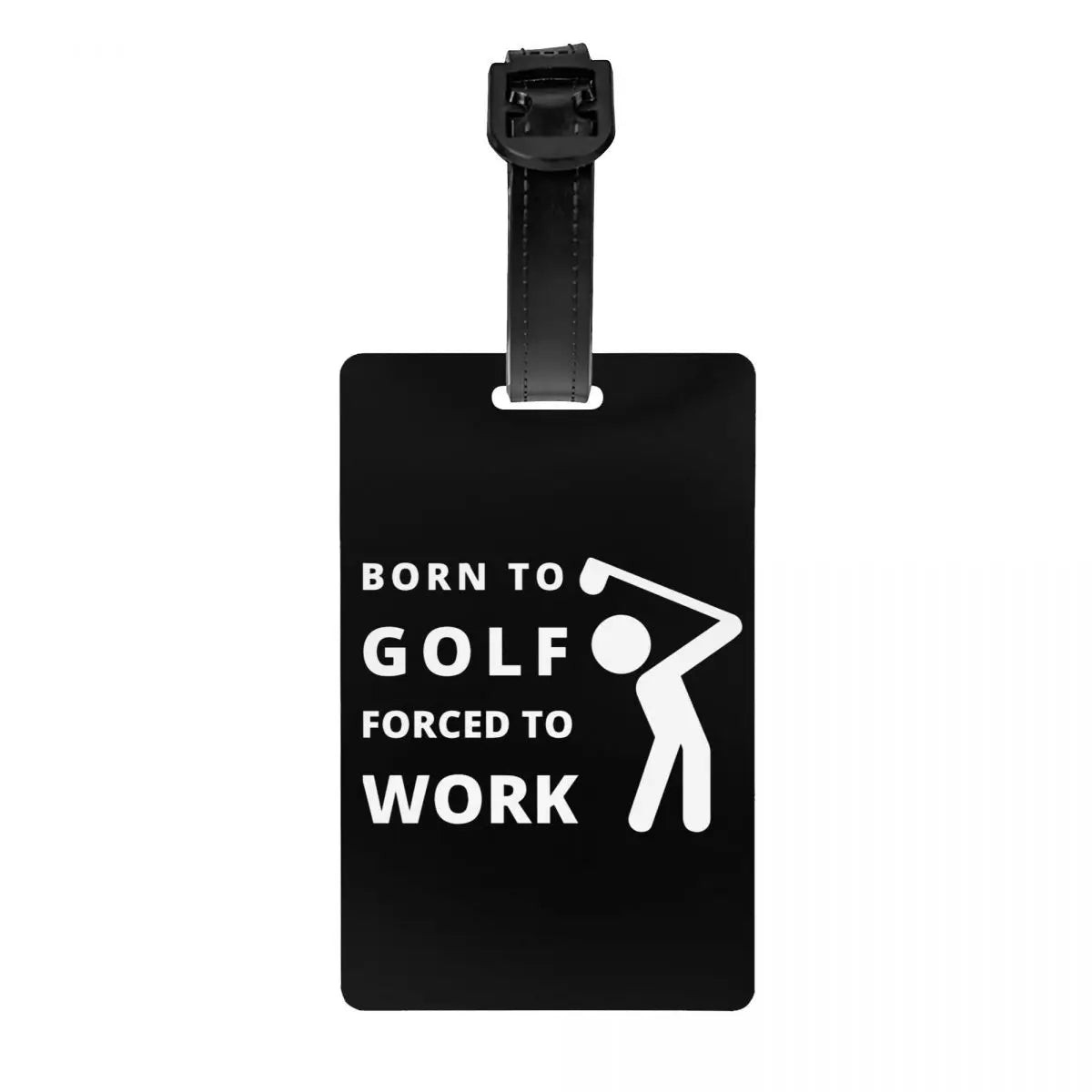 Custom Golf And Beer Luggage Tag Privacy Protection Baggage Tags Travel Bag Labels Suitcase