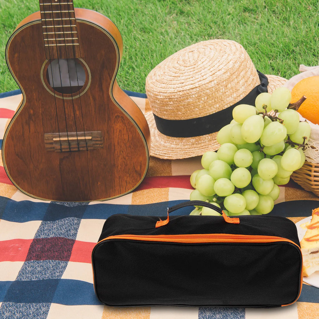 Oxford Cloth Portable Outdoor Grill Tool Holder Bbq Utensil Storage Bag for Camping Picnic Cooking Gear Grill Utensil Holder