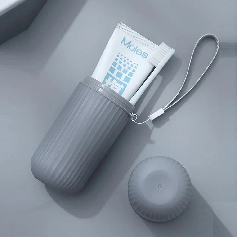Portable mouthwash cup, brush cup, wash cup, toothpaste box, toothpaste storage box, travel toothbrush box