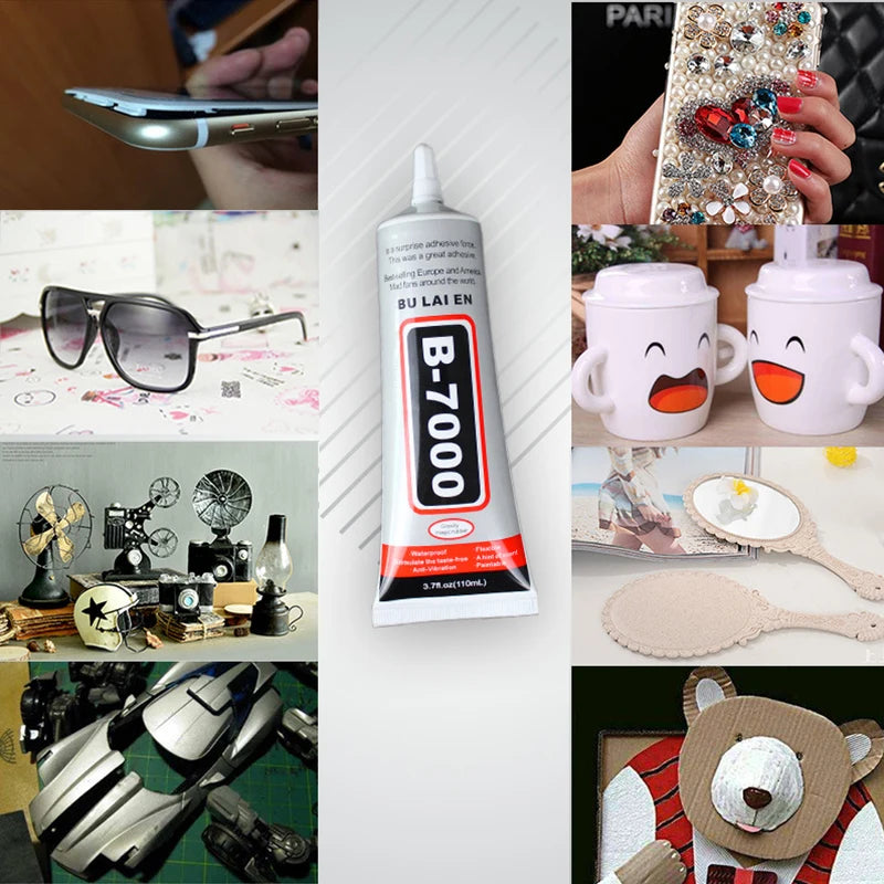 Glue Screen Repair Handmade DIY Glue Adhesive Universal Glass Plastic DIY Glue T7000 with Precision Applicator Glue 15/50/110ML