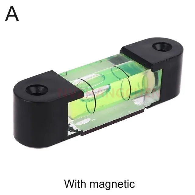 Magnetic Liquid Level Indicator Spirit Level Bubble for Photo Frame Desk Daily Leveling Magnet Available Level Measuring Tools