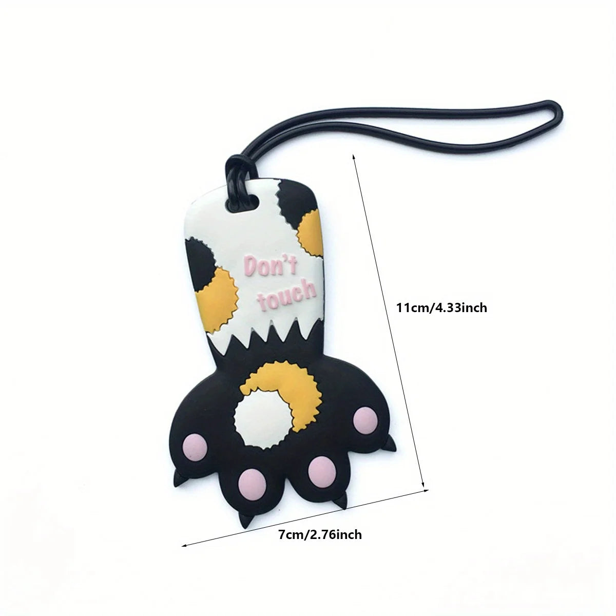 Macaron Colored Cat Paw Luggage Tag Check-in Anti Loss Ornament, Containing Various Types of Luggage Tags