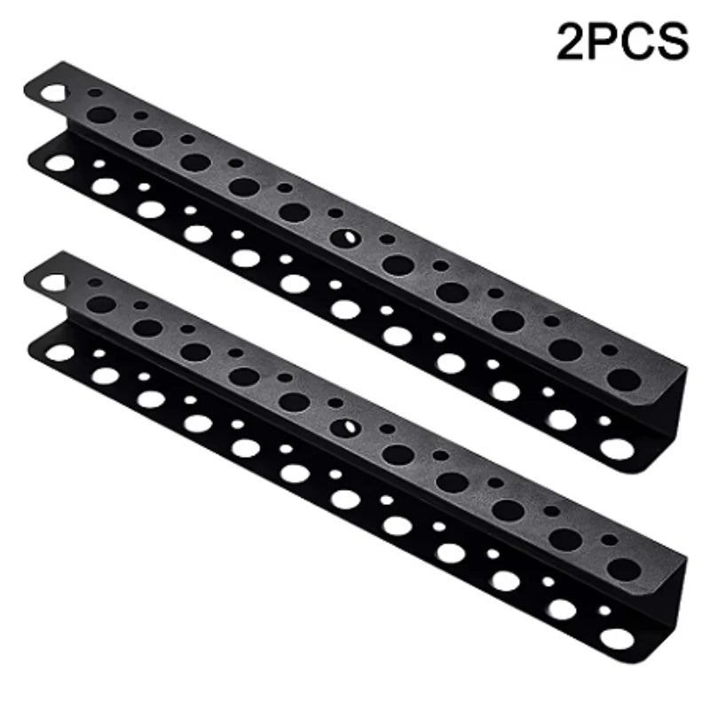 Screw Driver Holder Space-saving Tool Holder Heavy Duty Wall Mount Screwdriver Holder with 23 Holes for Tool Storage Rack Easy
