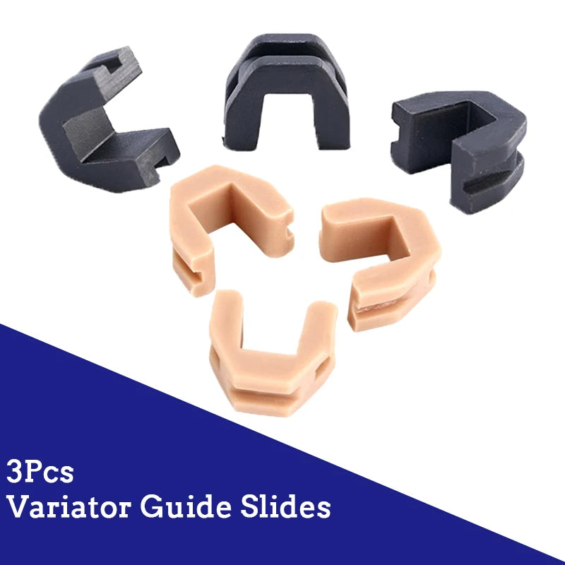 3pcs Variator Guide Slides For 49cc 50cc 60cc 80cc 125cc 150cc GY6 139qm Scooter Moped ATV