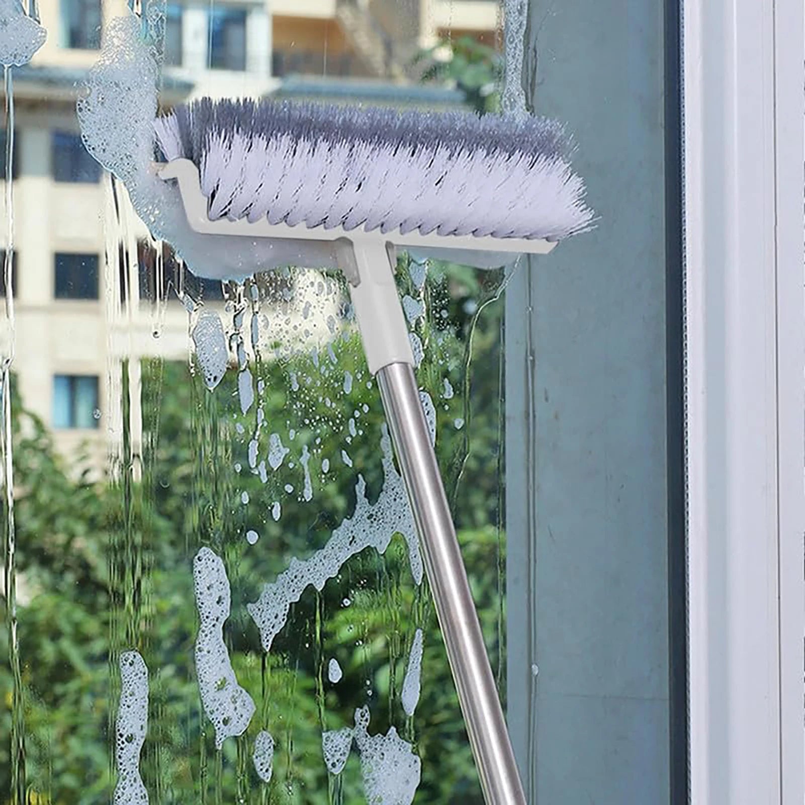 Crevice Hard Bristle Cleaning Brush No Dead Corners Hard Bristle Brush for Cleaning Wall Corner Patio Bathroom