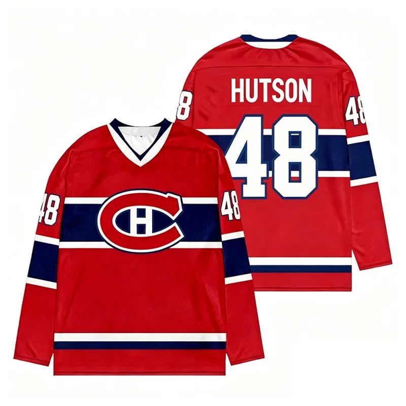 Utah Mammoth Hockey Jersey Montreal Canadiens Team  Long Sleeve Sweatshirt Women Men Player Cosplay Top Shirts Quick-dry