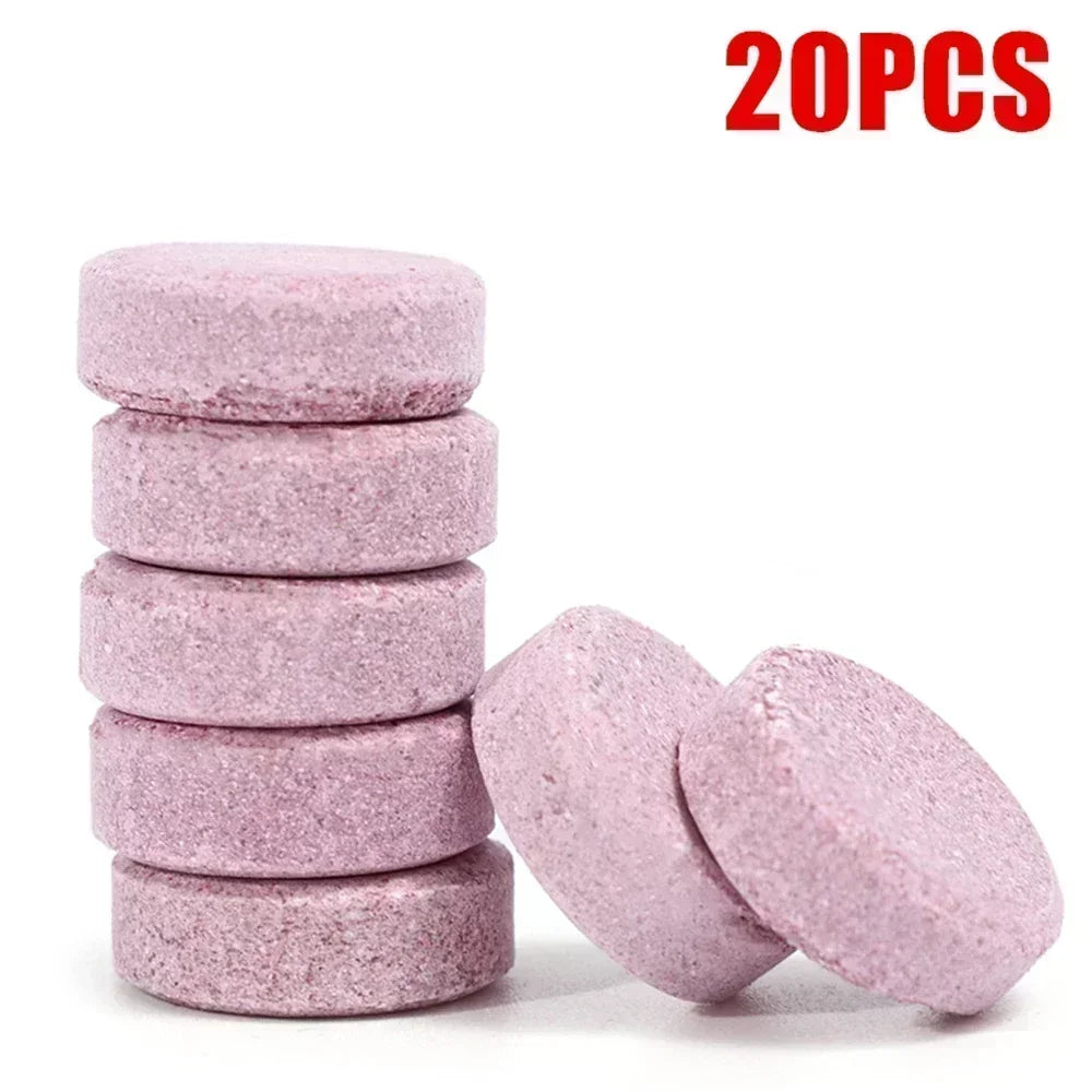10-100pcs Car Windscreen Effervescent Tablet Solid Cleaner Auto Windshield Wiper Cleaning Tablets Glass Clean Car Washing Tool