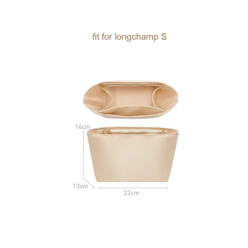 Dupont Paper Waterproof Bag Organizer Water Cap Layer Design For Longchamp S Size Felt/nylon Inner Insert Bag Lightweight Neat