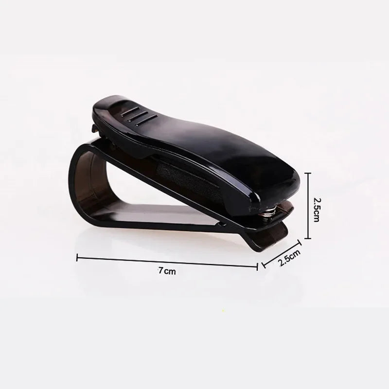Universal Car Auto Sun Visor Glasses Box Sunglasses Clip Card Ticket Holder Fastener Pen Case Eyeglasses Accessories Interior
