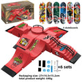 ToysProfessional Finger Skateboard DIY Skateboard Park Ramp Accessories Technology Deck Scene Venue Combination Toys Small Gifts