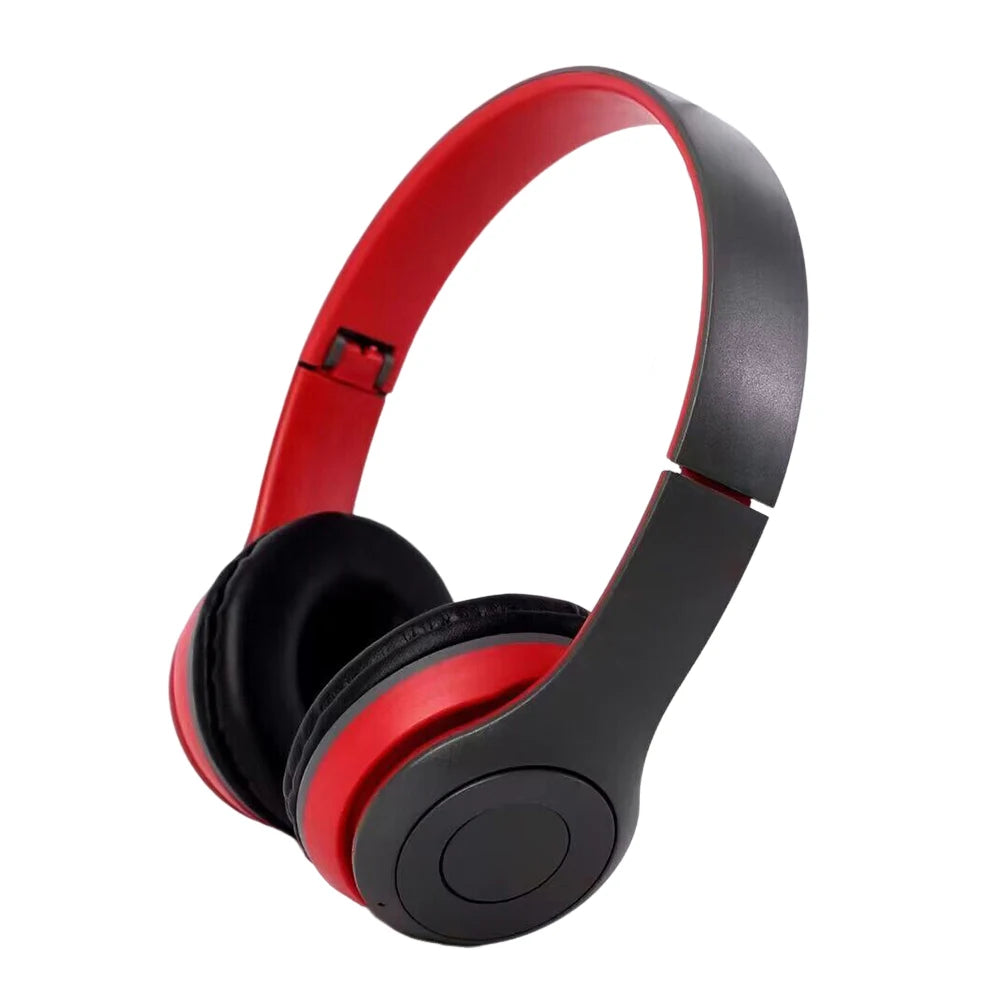 P47 Wireless Game Headset Noise Cancelling Sports BT5.0 Headphones Studio Pro Card Mp3 Player Support Hands-Free Built-in Mic