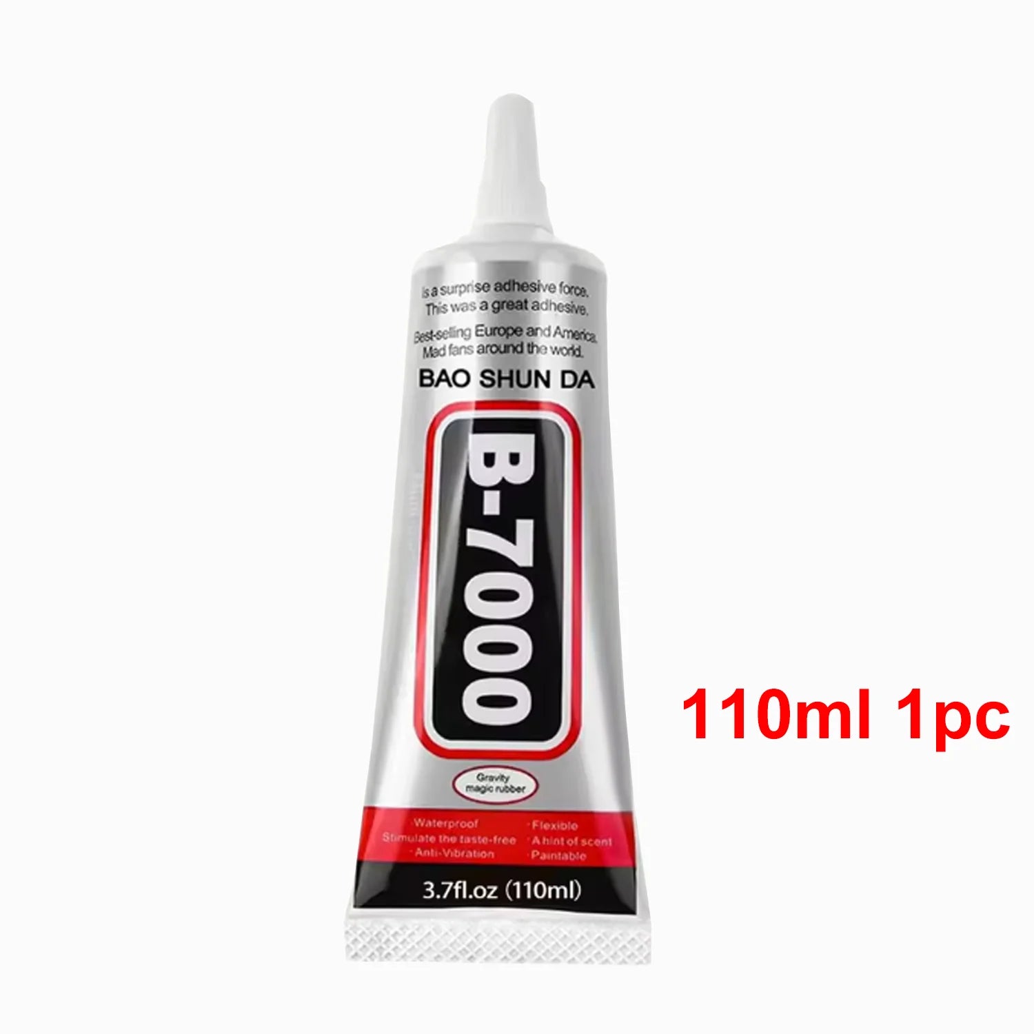 B7000 Jewelry Adhesive Liquid Ounce Transparent Adhesive - Used for rhinestones, mobile phone repairs, nail art, glass, jewelry.