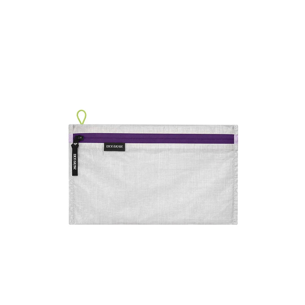 Ultralight DCF Dyneema Storage Pouch Waterproof Zipper Bag Lightweight Camping Hiking Travel Wallet Passport Card Holder Case