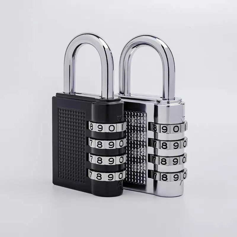 1PC Waterproof Rustproof Security Combination Padlock Anti Theft Resettable Code Lock for Travel Luggage Gym Locker Storage Box