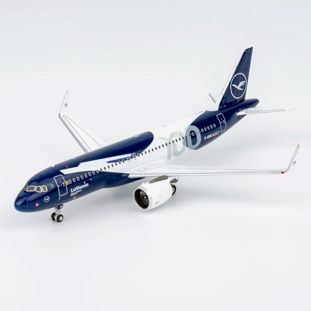 15072 Alloy Collectible Plane Gift NG Models 1:400 Lufthansa Airlines [100 Years] Airbus A320neo Diecast Aircraft Model D-AING