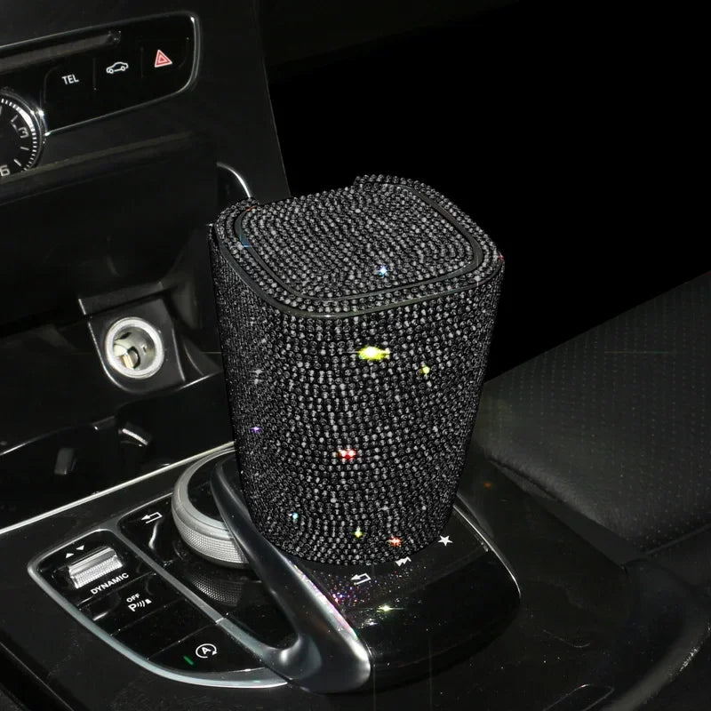Smokeless Car Ashtray Flame Retardant Auto Parts Car Portable Belt Mini Car Trash Can For Car Cup Holder Home Office And Travel