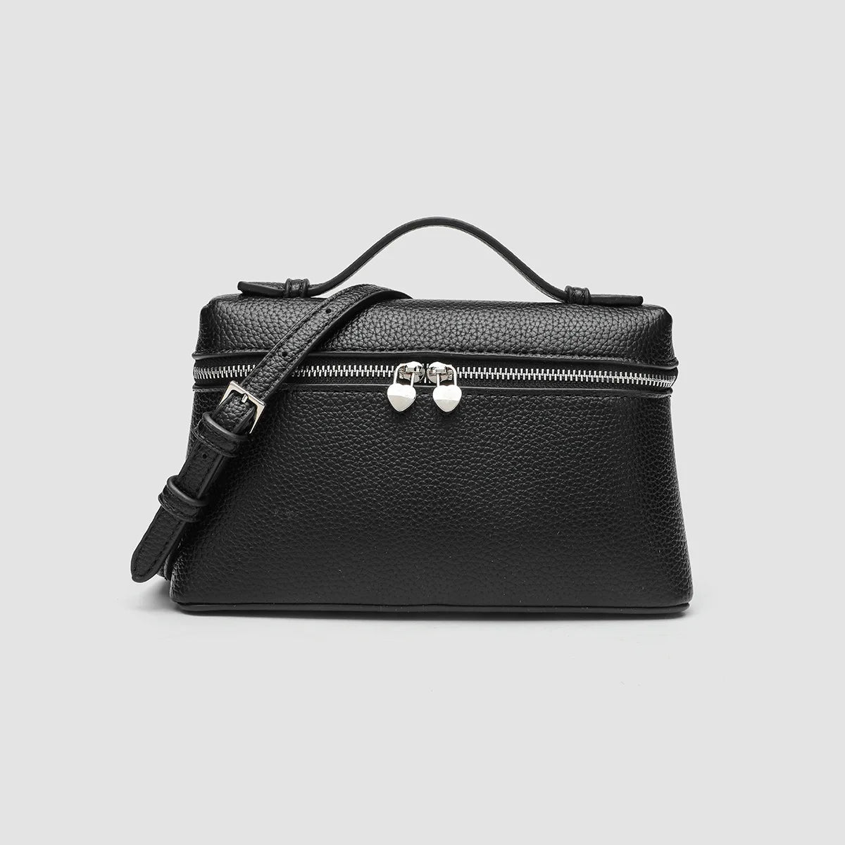 Customized name: pu leather texture, ins style lunch box bag, women's bag, new ostrich pattern commuter handbag, crossbody bag