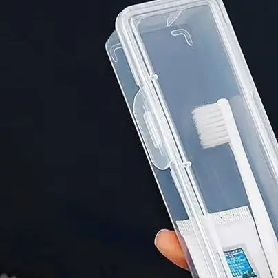 Portable Toothbrush Box Plastic Travel Toothbrush Case Transparent Toothbrush Holder Organizer Travel Practical Accessories