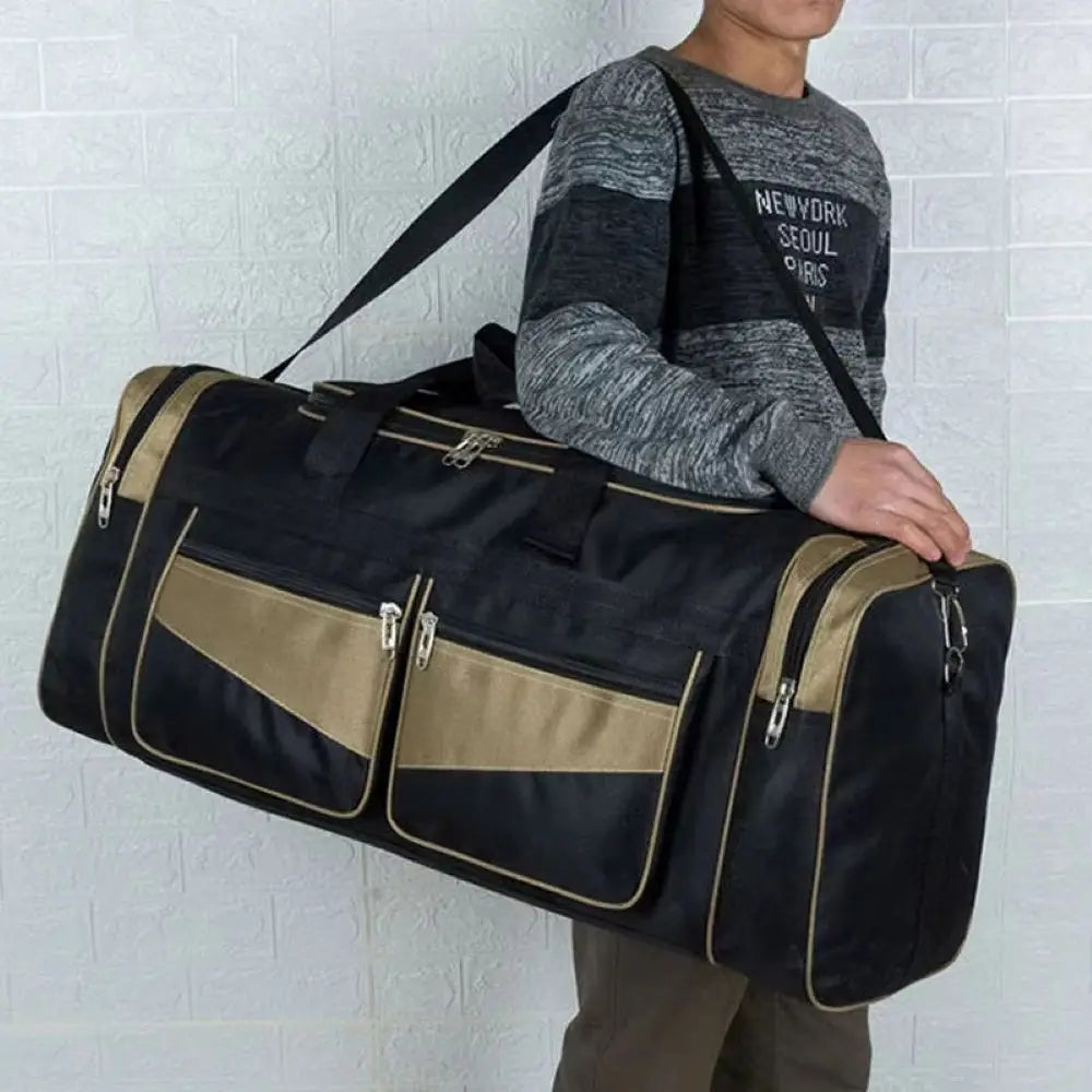 90L Large Duffel Bag Travel Luggage Outdoor Sports Shoulder Handbag for Men And Women Fitness Gym Camping Long Distance Storage