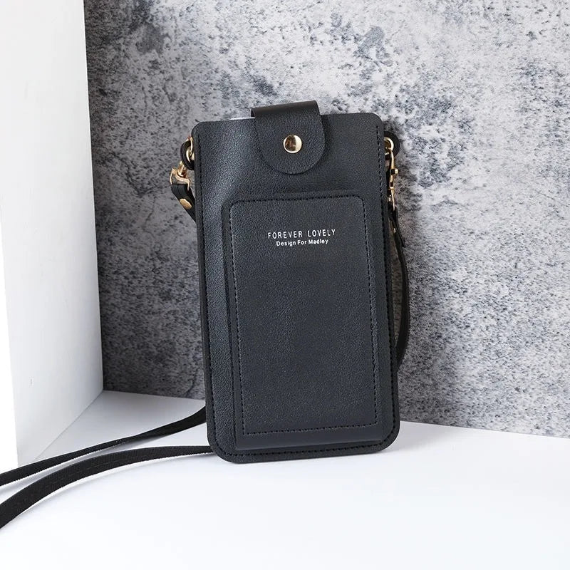 Multi-functional Cell Phone Touch Screen Clutch Bag Women's Wallet Large Capacity Travel Card Holder Passport Holder