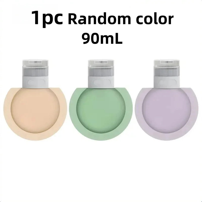 1/3pcs Portable Travel Bottles Soft Silicone Lotion Container Squeeze Tube Empty Bottle Shampoo Soap Travel Refillable Bottle