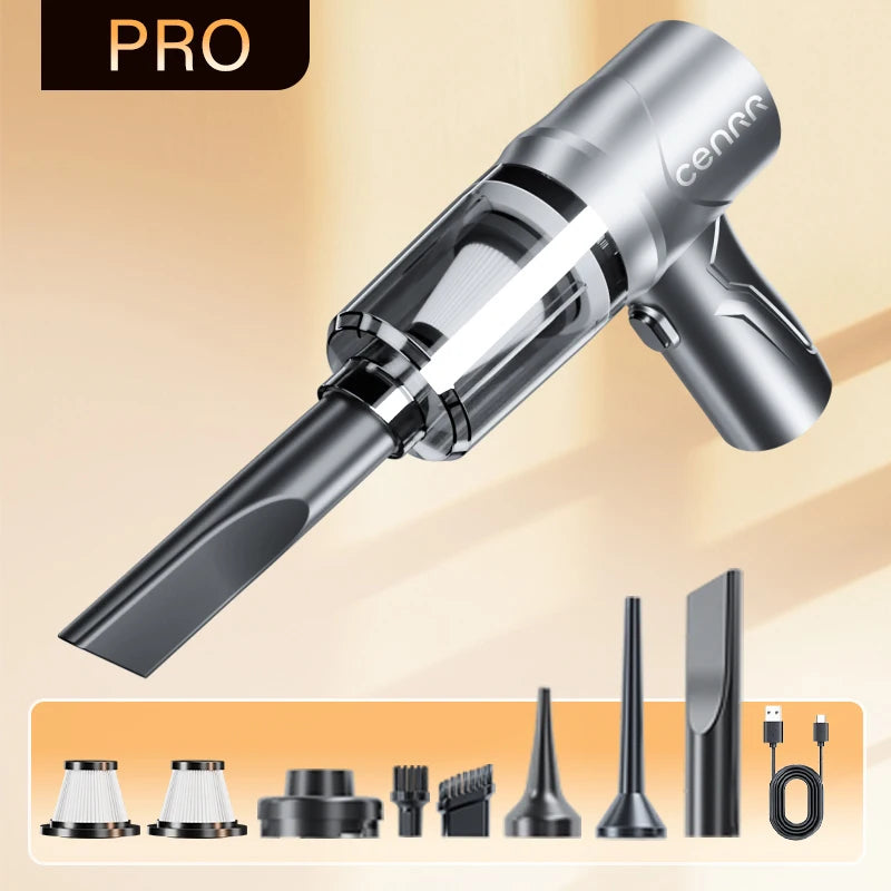 CENRR Car Vacuum Cleaner 895000PA Cordless Powerful Wireless Cleaner Cleaning Machine HandHeld Portable Vacuum Cleaner For Car