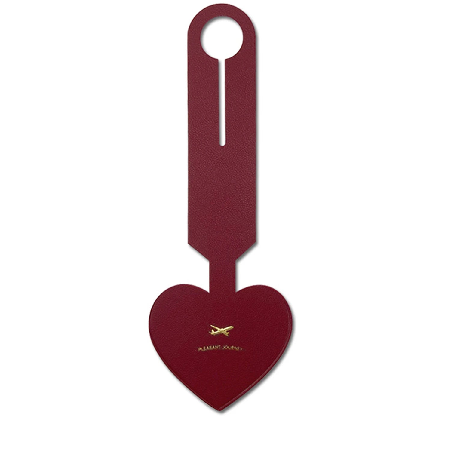 Simple Heart Shape Leather Luggage Tag Women Travel Suitcase ID Address Holder Girls Baggage Tags Boarding Bag Portable Label