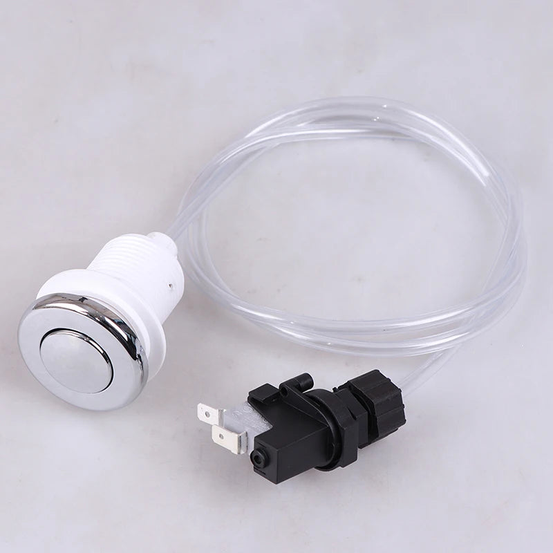 16A 250V On Off Push Air Button Switch Jet Tool Set Pneumatic Air Pressure Switch Knob Bath Spa Tubing Kits For Home Tools