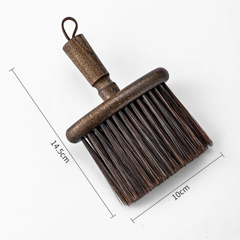 Solid Wood Coffee Brush Coffee Countertop Cleaning Brush Coffee Grounds Powder Broom Cleaning Brush Barista Accessories