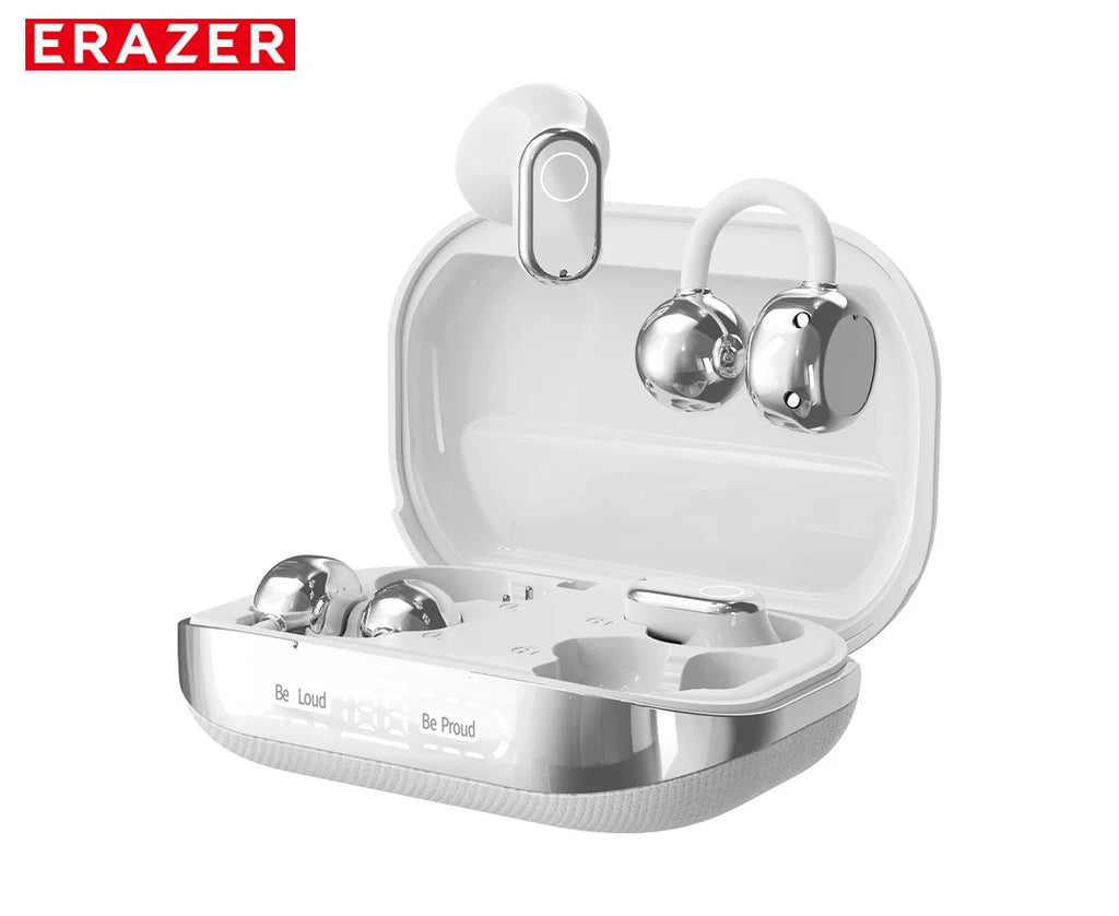 Erazer EX216 Soft Bluetooth Earphones 135 Language AI translator Earbuds Type-C Low Latency New 2-in-1 Wireless Headphones