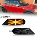 For Mini Cooper R55 R56 R57 R58 Dynamic Blinking Side Marker Lights Assembly Turn Signal LED Light Indicator Assembly