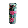 Floral Pattern Car Tissue Holder With Tissue Travel Cylinder Tissue Box For Car Cup Holder Suitable For Home Tables