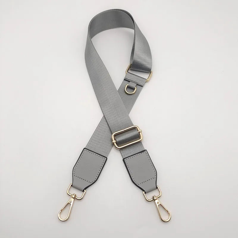 New Solid Color Nylon Bag Accessories D-type Buckle Hanging Small Bag Style Crossbody Strap Adjustable Backpack Shoulder Strap