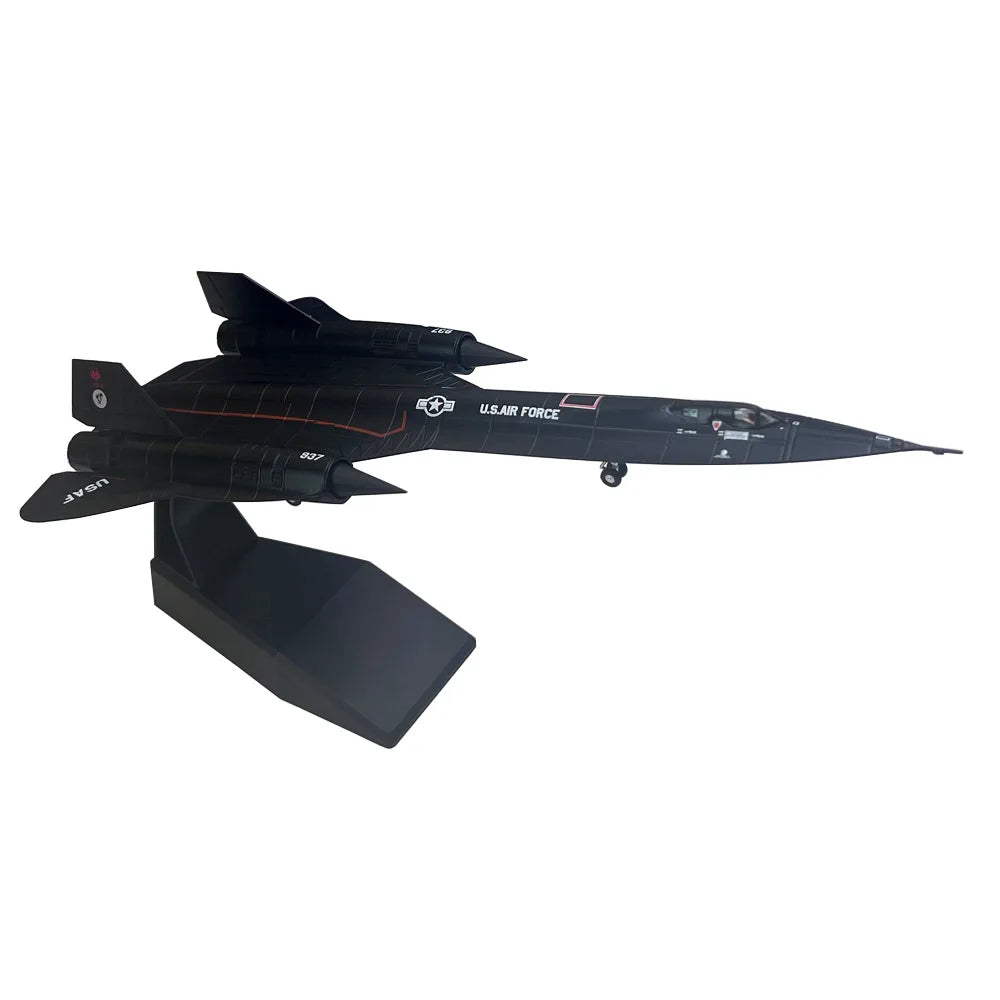 1:144 Scale US Lockheed SR71 SR-71 Blackbird 17972 Plane Metal Model Airplane Aircraft Ornament Gift