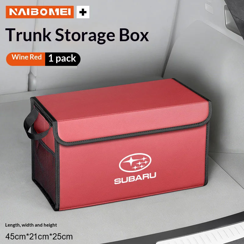 For Subaru Ascent BRZ Forester Impreza Legacy Outback WRX VX Car Trunk Foldable Storage Box Large-Capacity Stowing Tidying Bag