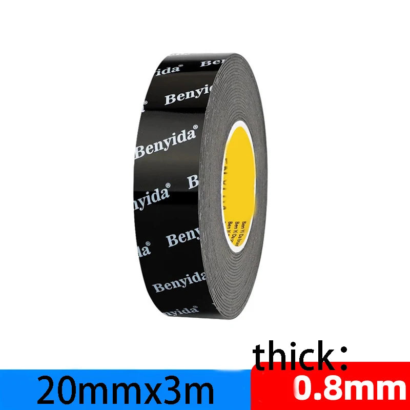 3m/Roll 10-50mm Width Double Sided Adhesive Tape for Automobile High Viscosity Car Fixed Adhesive High Temperature Resistant