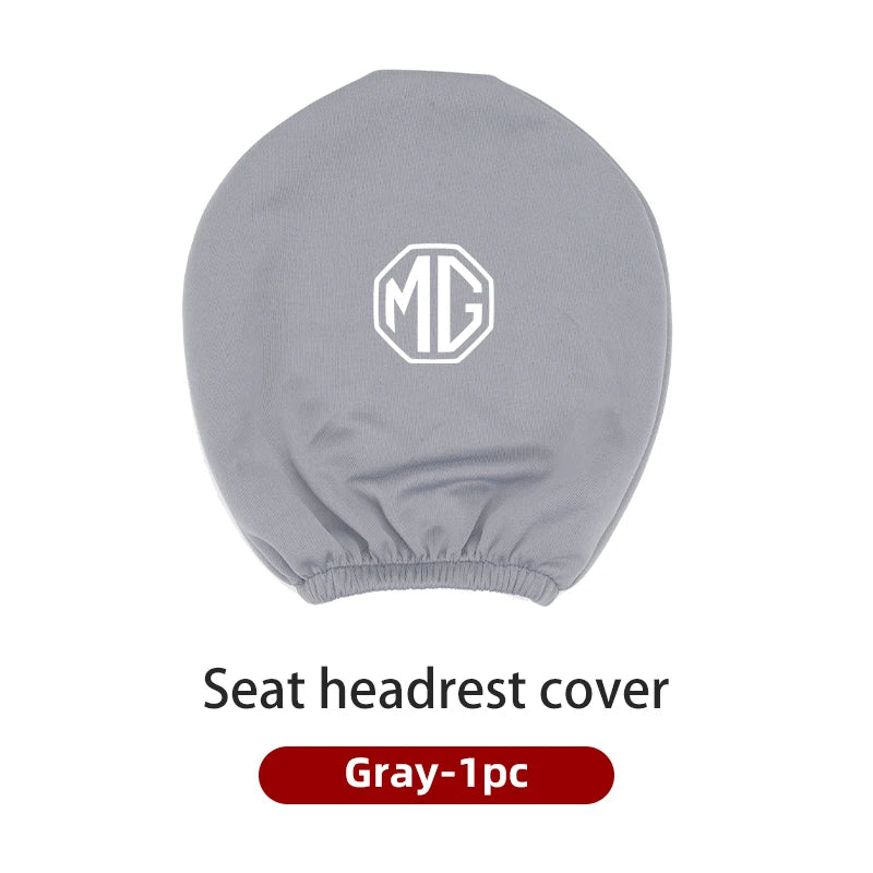 Car Seat Headrest Protective Cover Anti-Dirty Pillow Protector For Morris Garages MG 6 3 5 7 TF ZR ZS HS GS GT Hector RX5 RX8