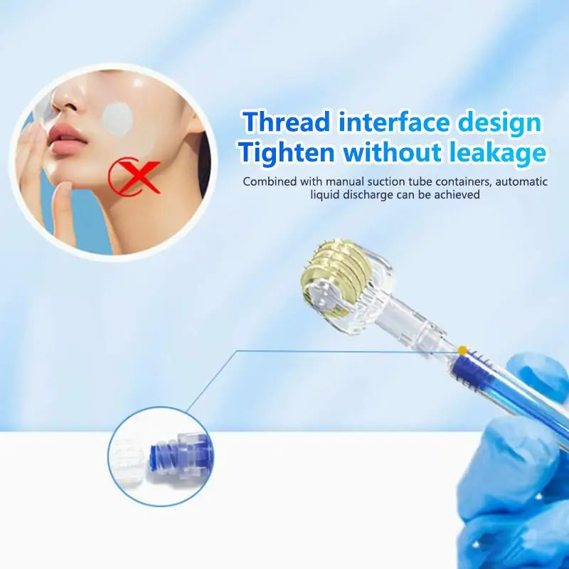0.25mm Hair Microneedle Roller Stamp Enhances Serum Penetration For Thicker Fuller Looking Hair at Home