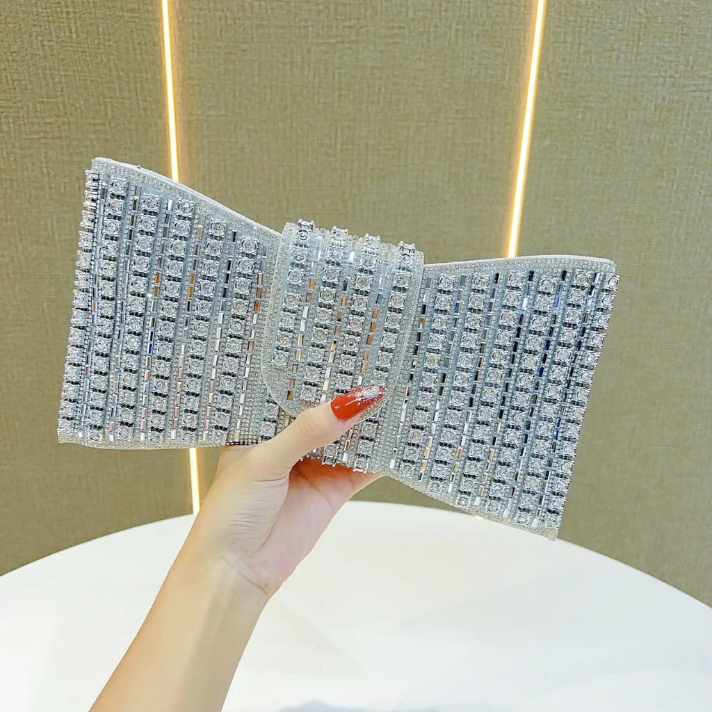 New Luxury Diamond Clutch Bag Women Retro Shoulder Bag Small Evening Purse Dinner Bag